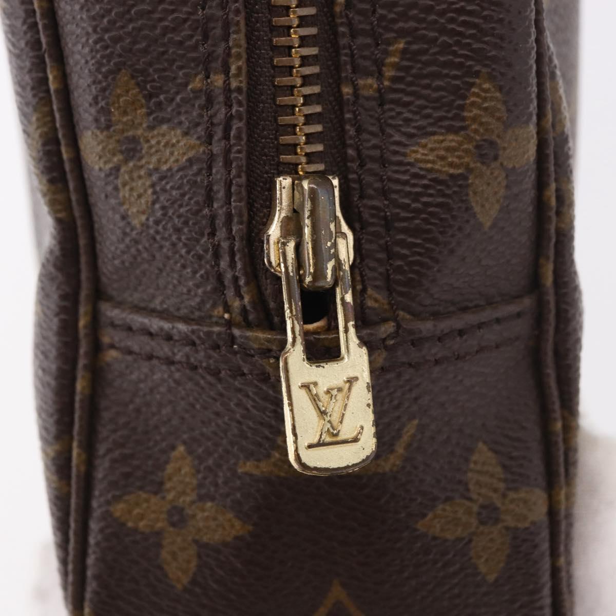 LOUIS VUITTON Monogram Trousse Toilette 23 Clutch Bag M47524 LV Auth 189004A
