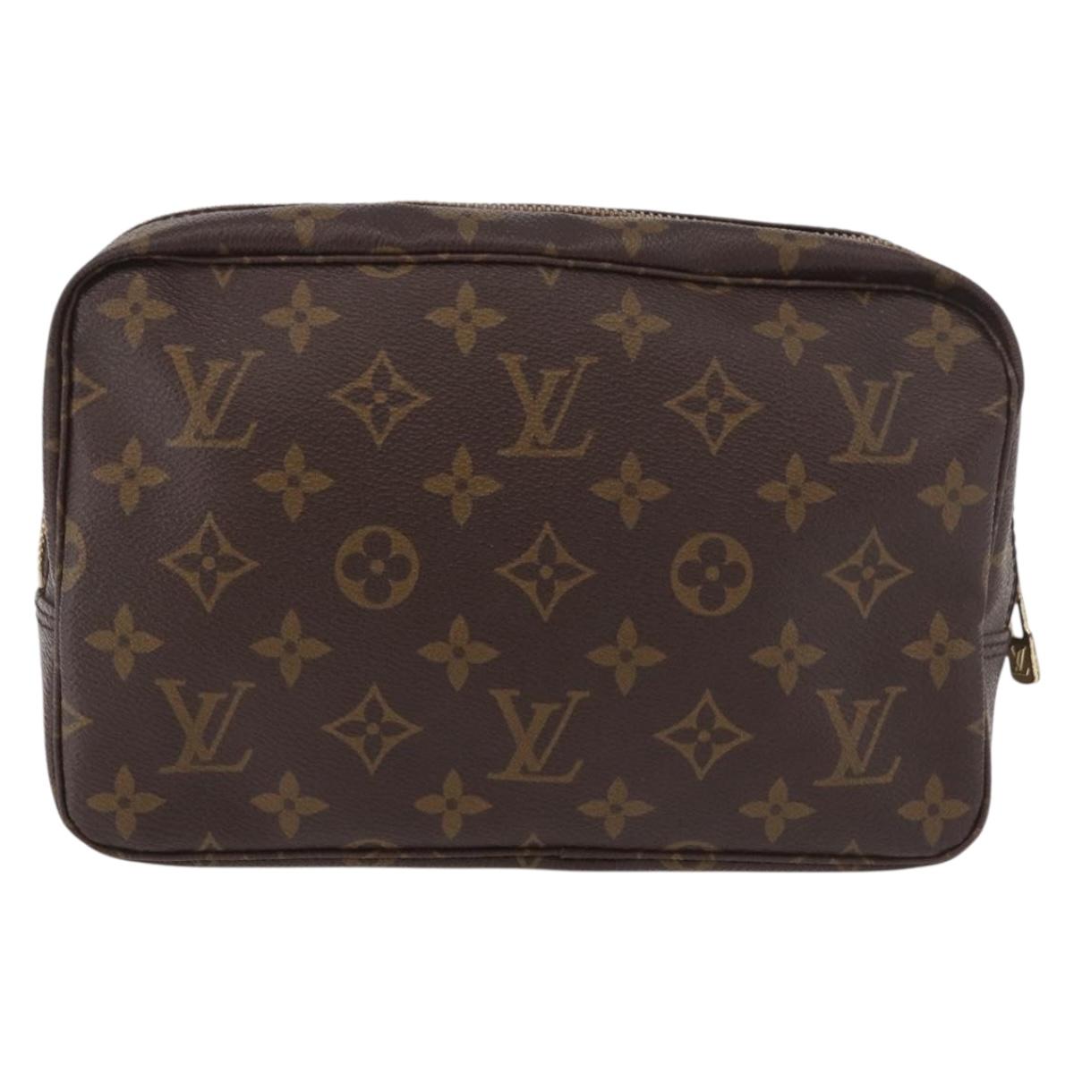 LOUIS VUITTON Monogram Trousse Toilette 23 Clutch Bag M47524 LV Auth 189004A