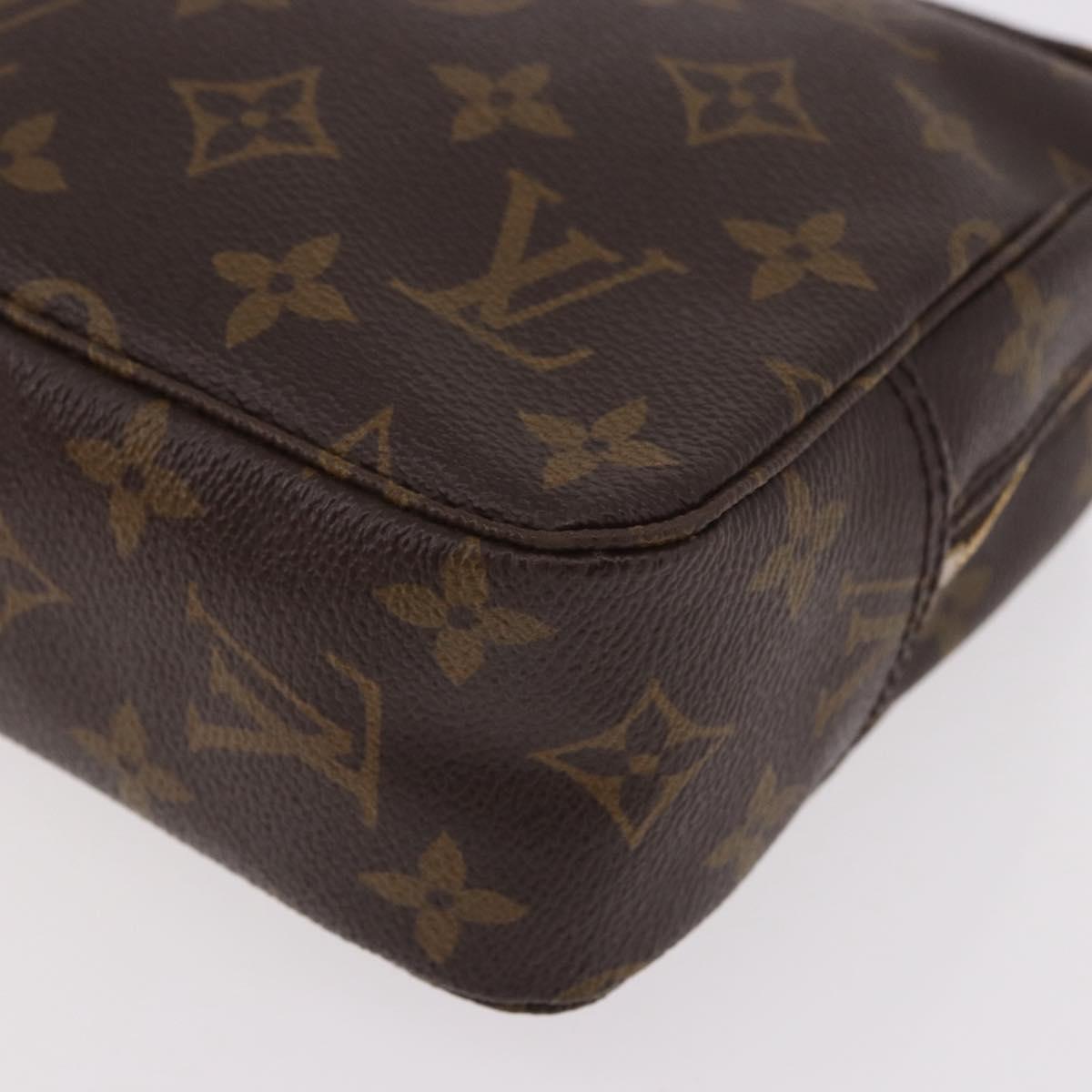 LOUIS VUITTON Monogram Trousse Toilette 23 Clutch Bag M47524 LV Auth 189004A