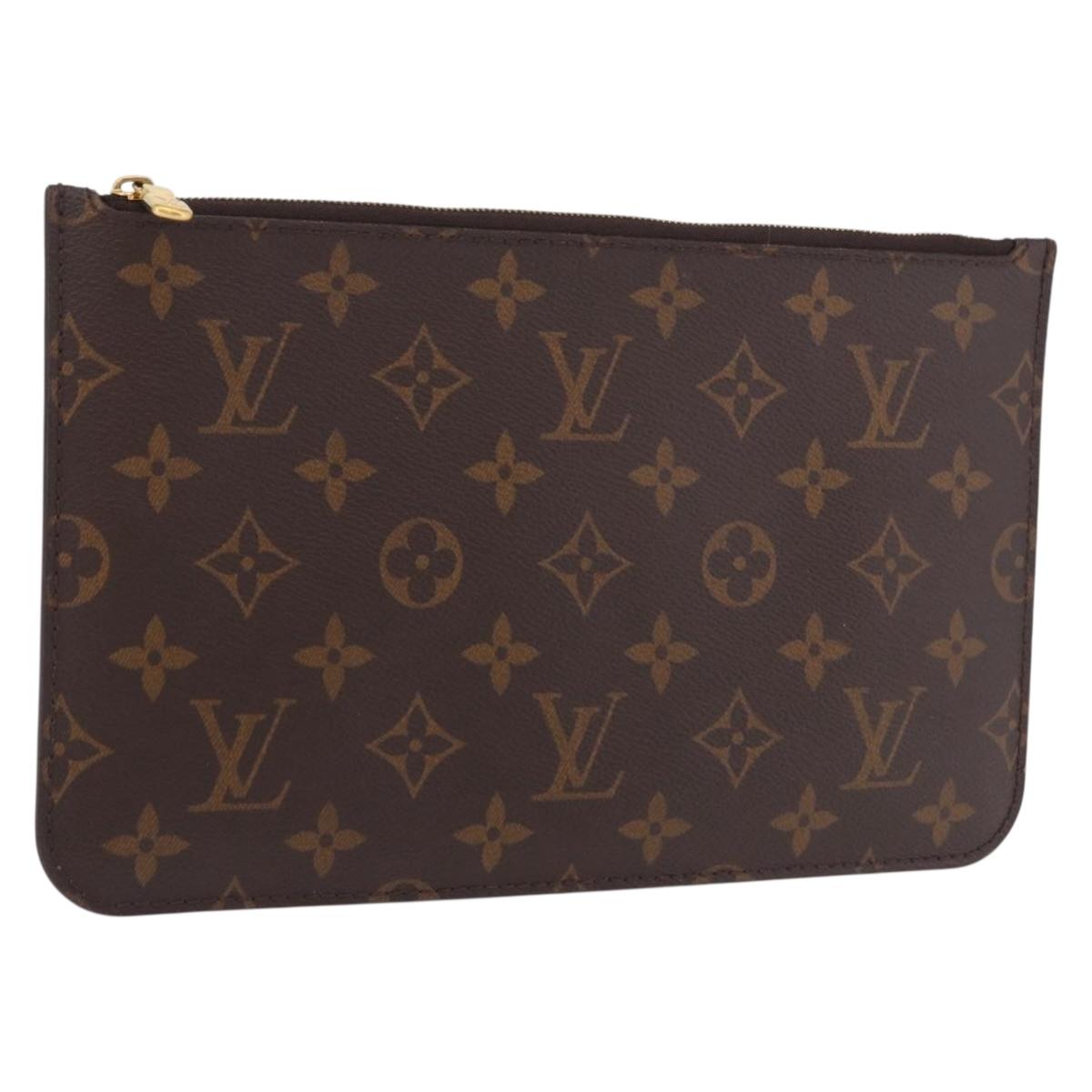 LOUIS VUITTON Monogram Neverfull MM Pouch Accessory Pouch LV Auth 189006