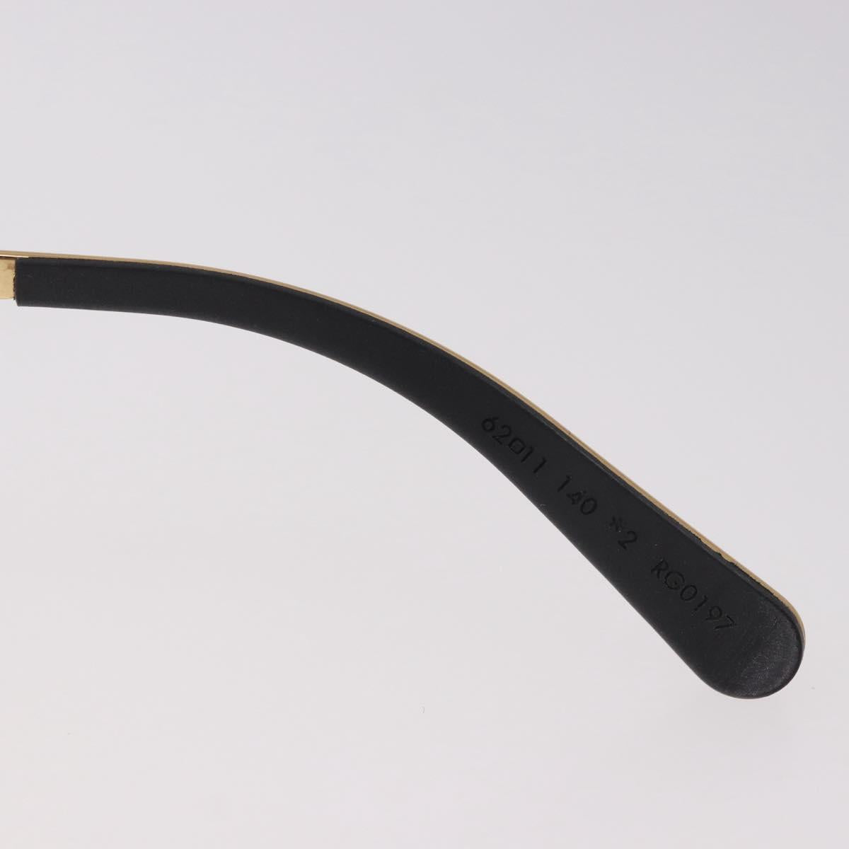 LOUIS VUITTON The Party Sunglasses metal Gold Tone Z2350U LV Auth 189007