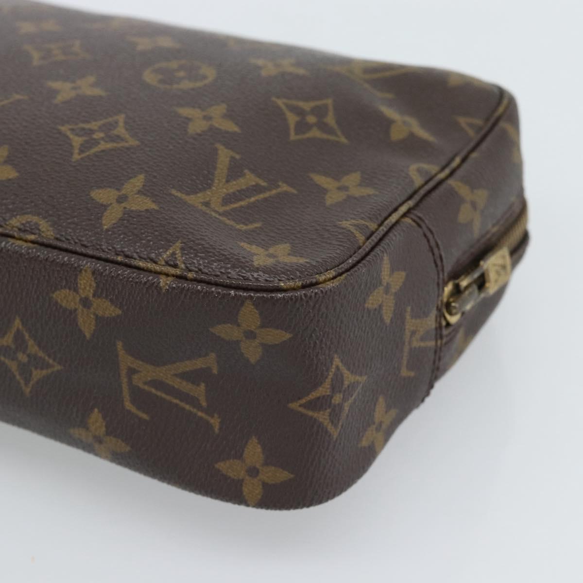 LOUIS VUITTON Monogram Trousse Toilette 23 Clutch Bag M47524 LV Auth 189008A