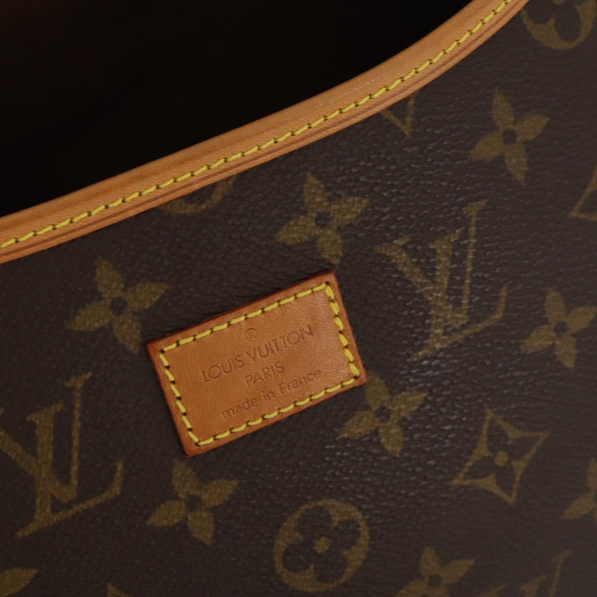 LOUIS VUITTON Monogram Saumur 35 Shoulder Bag M42254 LV Auth 189010A