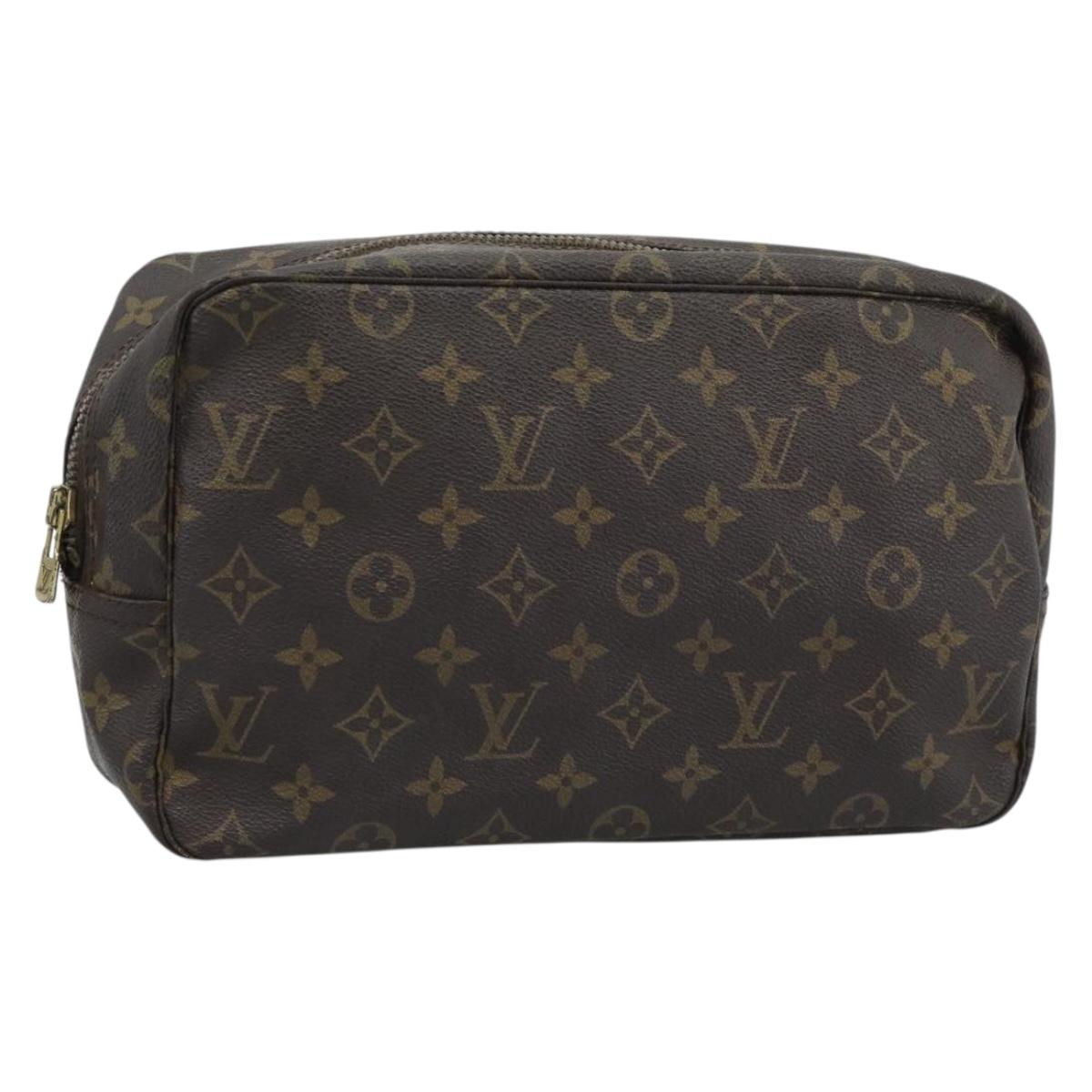 LOUIS VUITTON Monogram Trousse Toilette 28 Clutch Bag M47522 LV Auth 189018