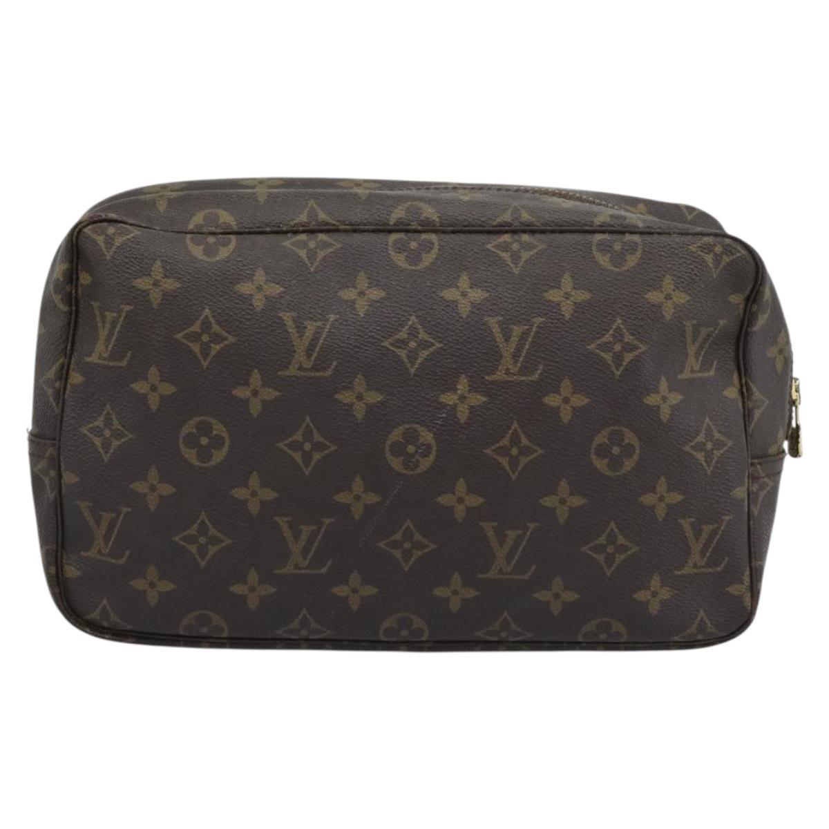 LOUIS VUITTON Monogram Trousse Toilette 28 Clutch Bag M47522 LV Auth 189018