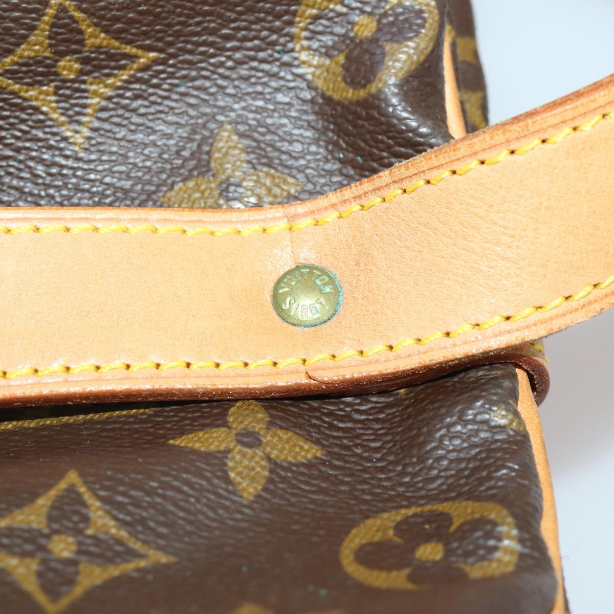 LOUIS VUITTON Monogram Saumur 35 Shoulder Bag M42254 LV Auth 189028A