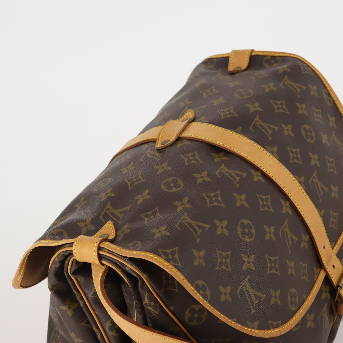 LOUIS VUITTON Monogram Saumur 35 Shoulder Bag M42254 LV Auth 189028A