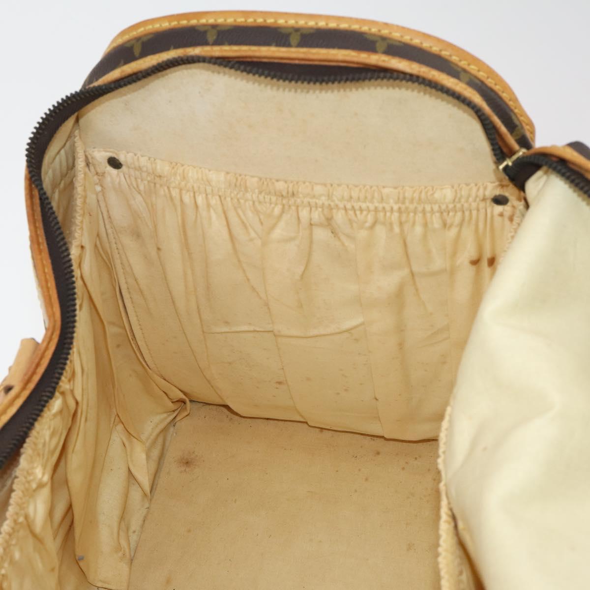 LOUIS VUITTON Monogram Sac Chasseur 55 Boston Bag M41922 LV Auth 189031