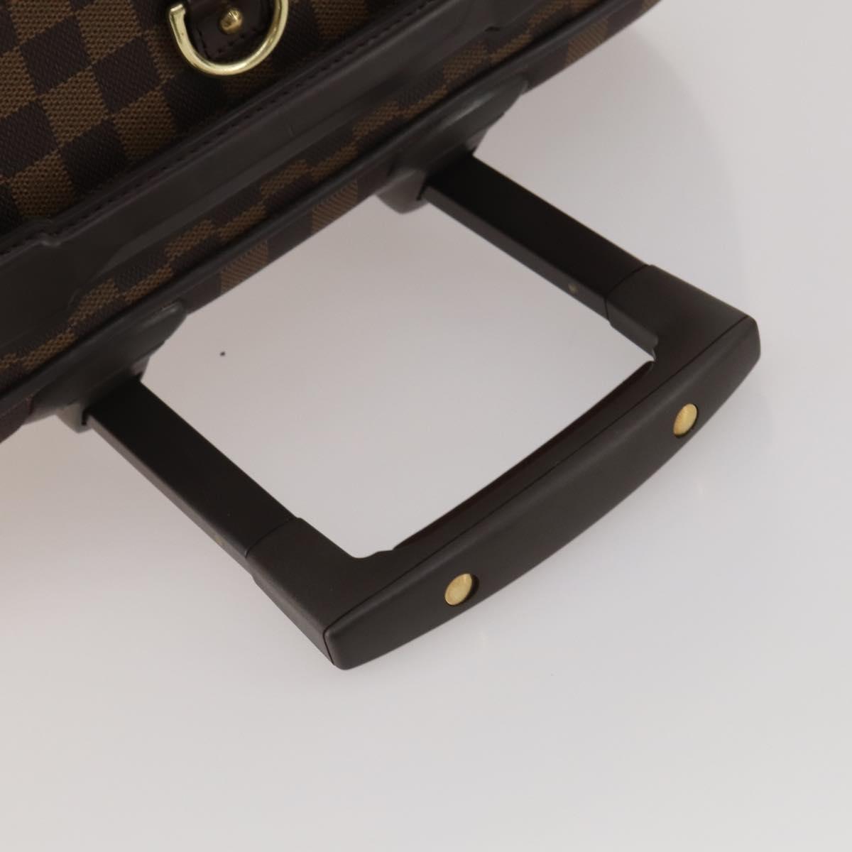 LOUIS VUITTON Damier Ebene Pegas 60 Suitcase N23255 LV Auth 189035