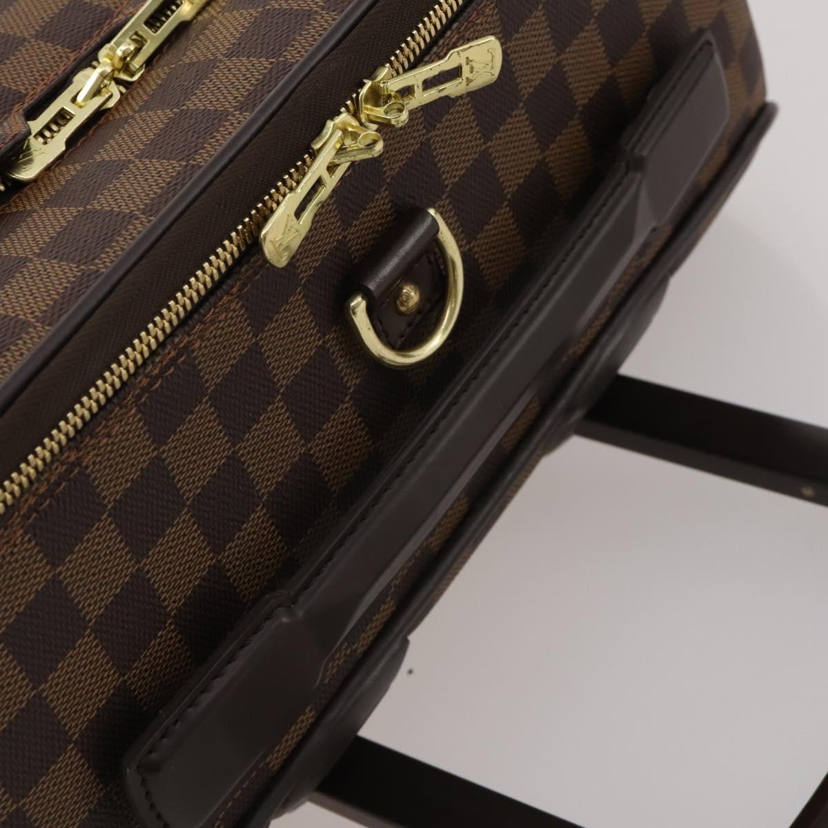 LOUIS VUITTON Damier Ebene Pegas 60 Suitcase N23255 LV Auth 189035