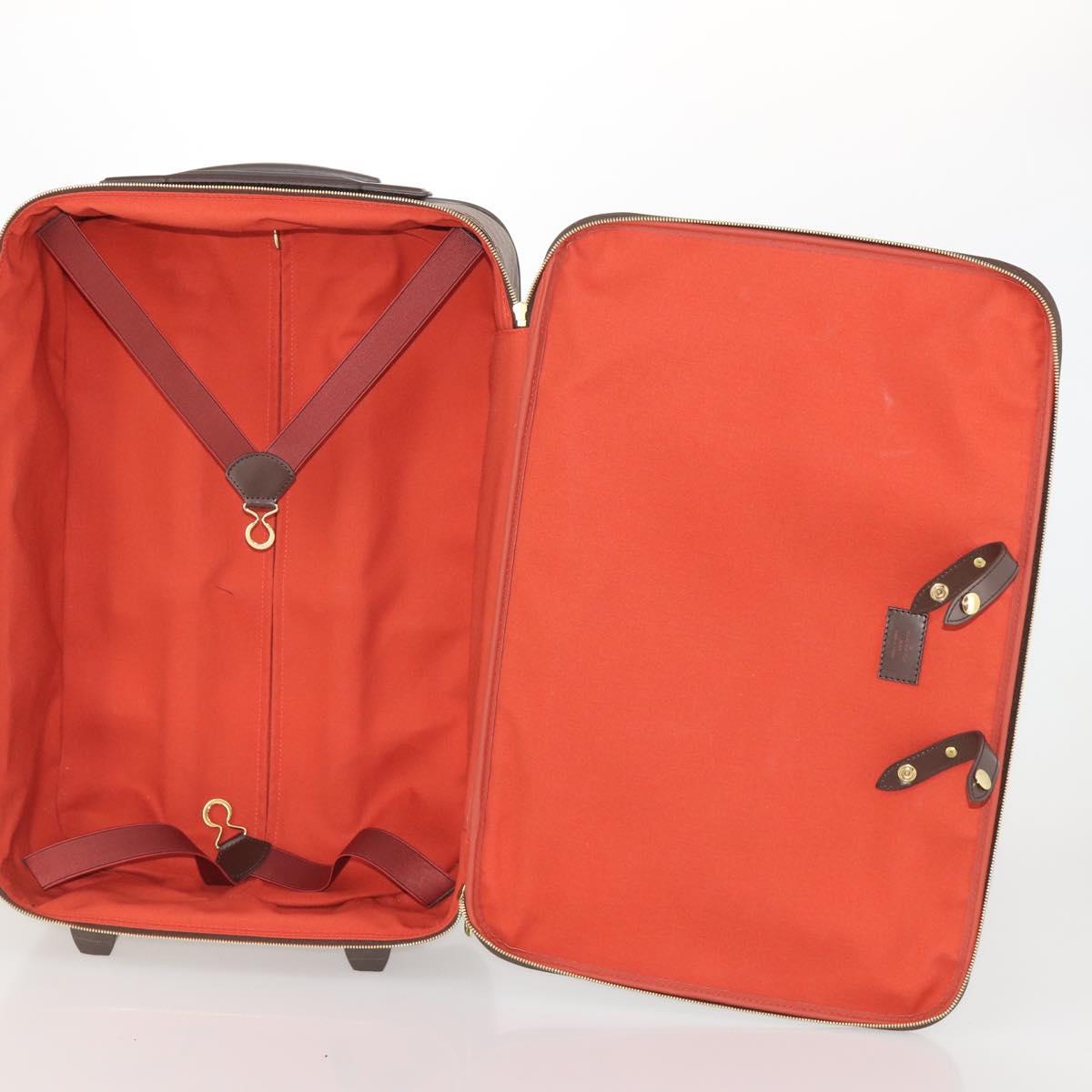 LOUIS VUITTON Damier Ebene Pegas 60 Suitcase N23255 LV Auth 189035