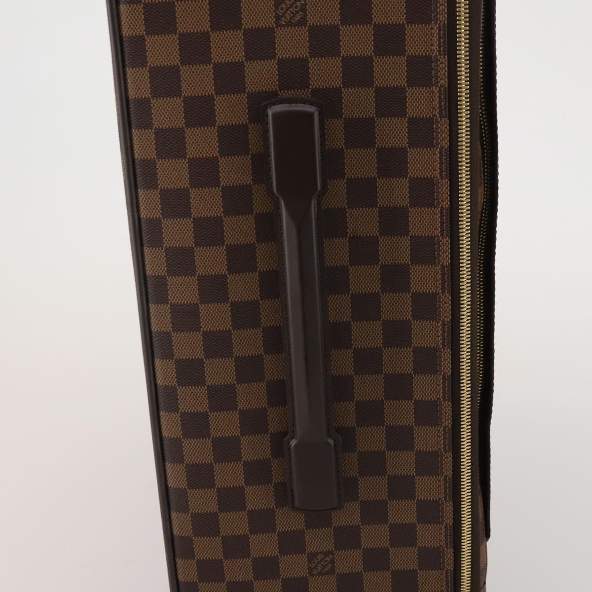 LOUIS VUITTON Damier Ebene Pegas 60 Suitcase N23255 LV Auth 189035