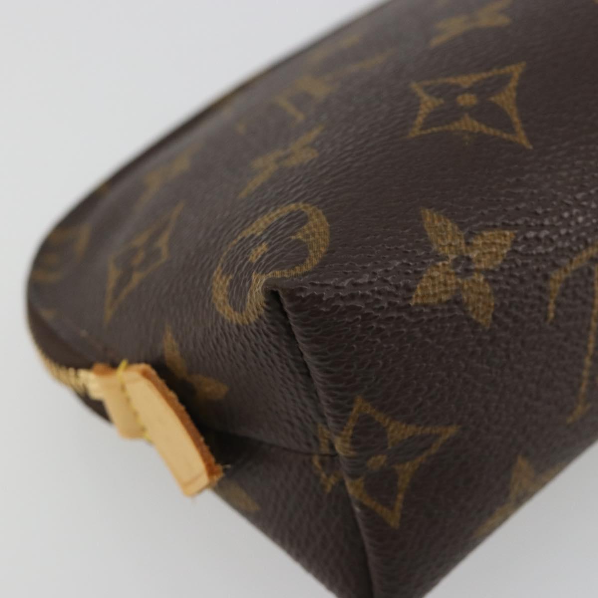 LOUIS VUITTON Monogram Pochette Cosmetic PM M47515 LV Auth 189077V