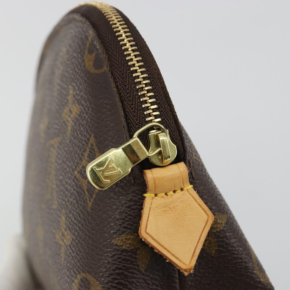 LOUIS VUITTON Monogram Pochette Cosmetic PM M47515 LV Auth 189077V