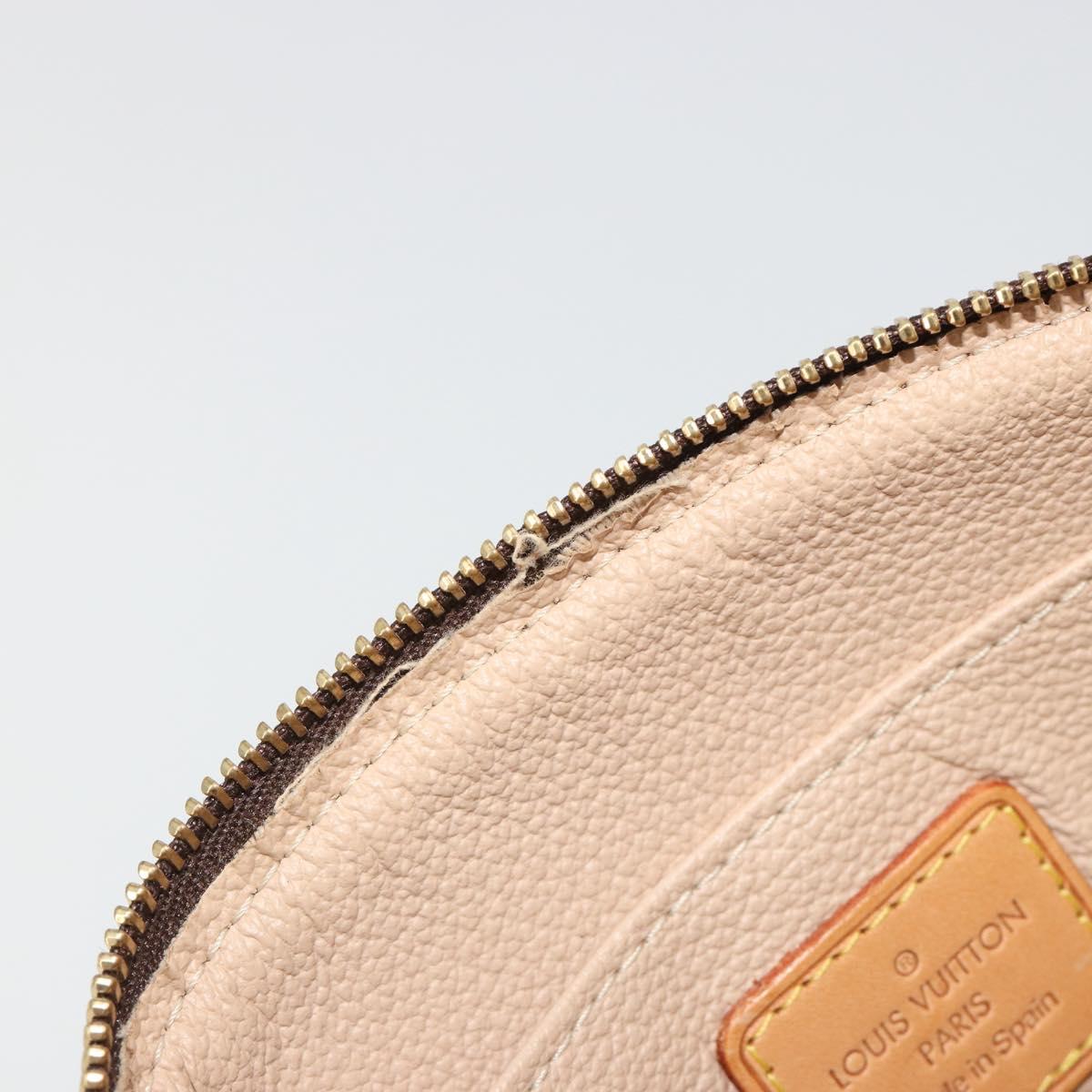 LOUIS VUITTON Monogram Pochette Cosmetic PM M47515 LV Auth 189077V