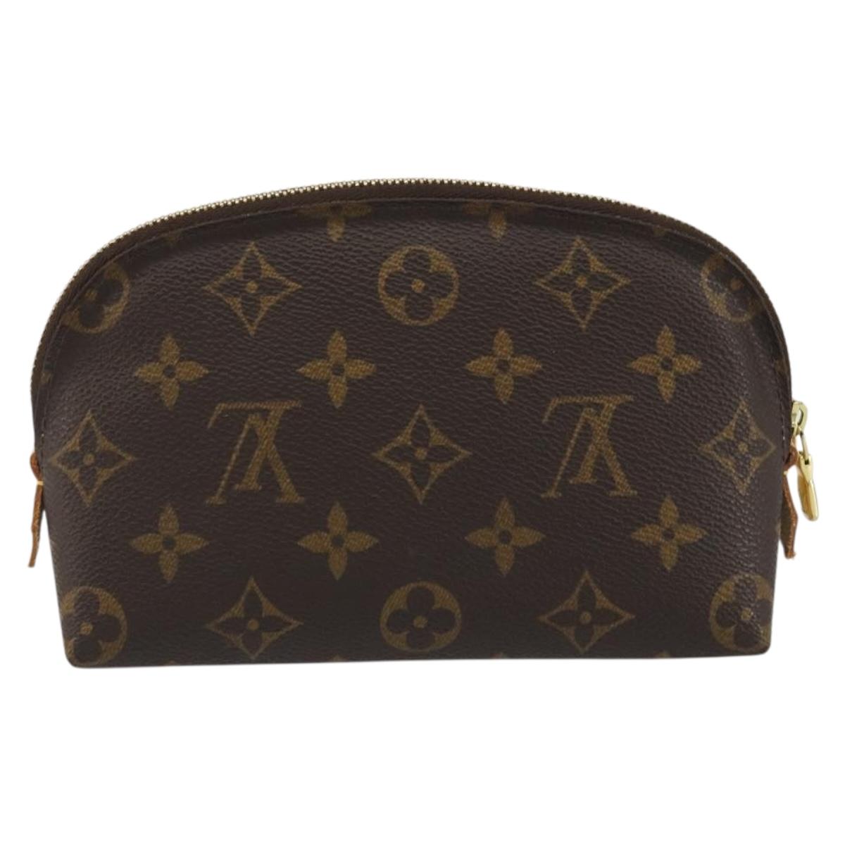 LOUIS VUITTON Monogram Pochette Cosmetic PM M47515 LV Auth 189077V