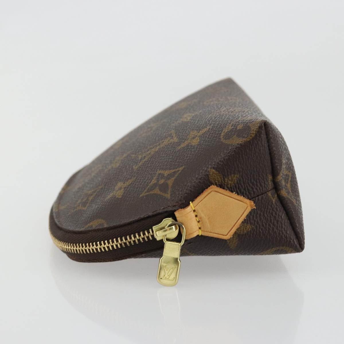 LOUIS VUITTON Monogram Pochette Cosmetic PM M47515 LV Auth 189077V