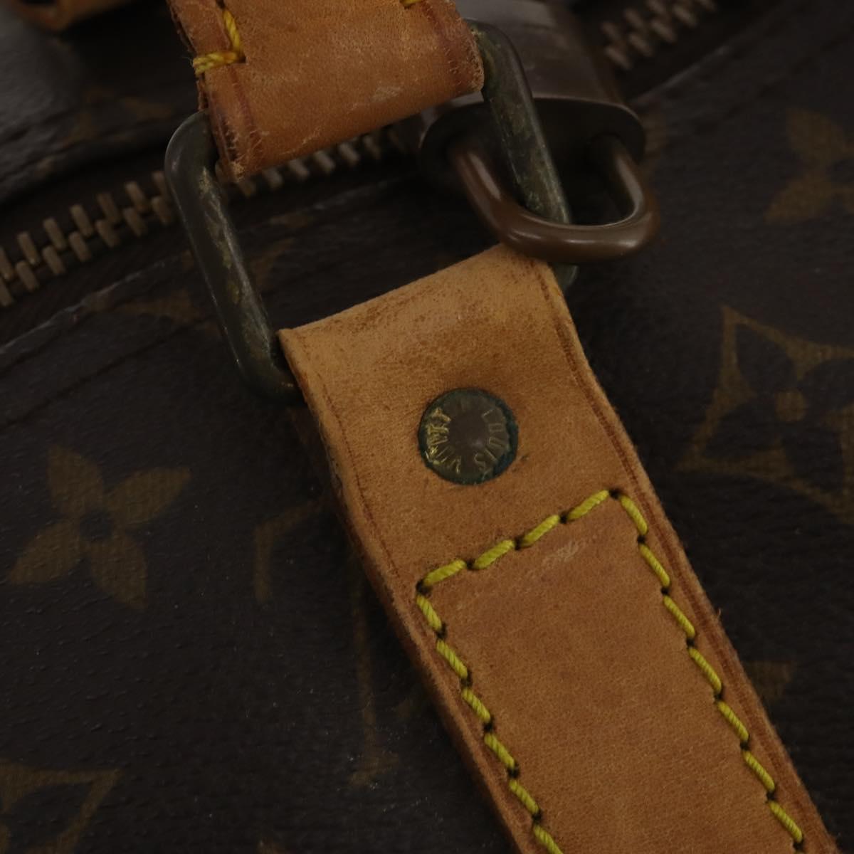 LOUIS VUITTON Monogram Keepall 55 Boston Bag M41424 LV Auth 189079A