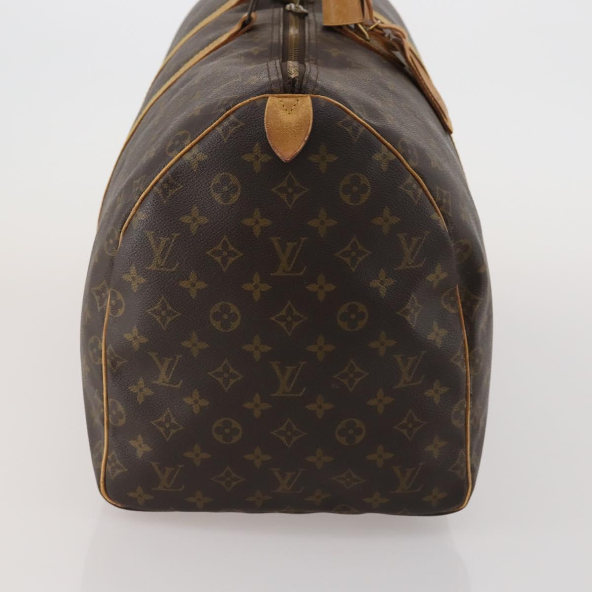 LOUIS VUITTON Monogram Keepall 55 Boston Bag M41424 LV Auth 189079A