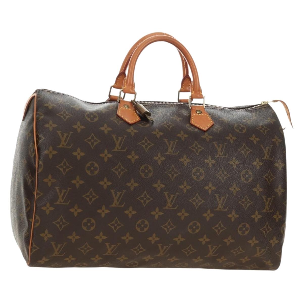 LOUIS VUITTON Monogram Speedy 40 Hand Bag M41522 LV Auth 189080SV