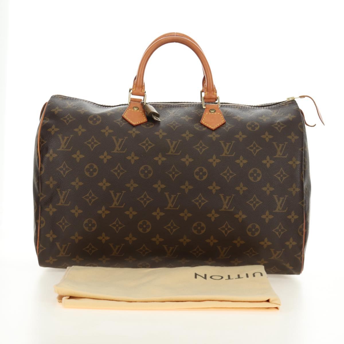 LOUIS VUITTON Monogram Speedy 40 Hand Bag M41522 LV Auth 189080SV