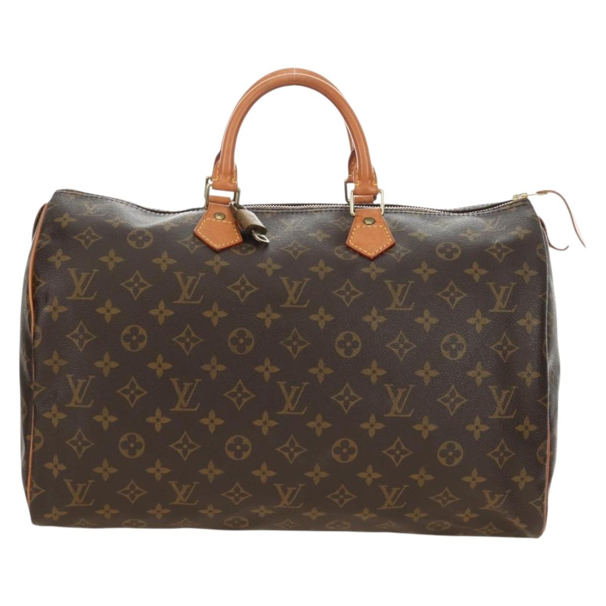 LOUIS VUITTON Monogram Speedy 40 Hand Bag M41522 LV Auth 189080SV