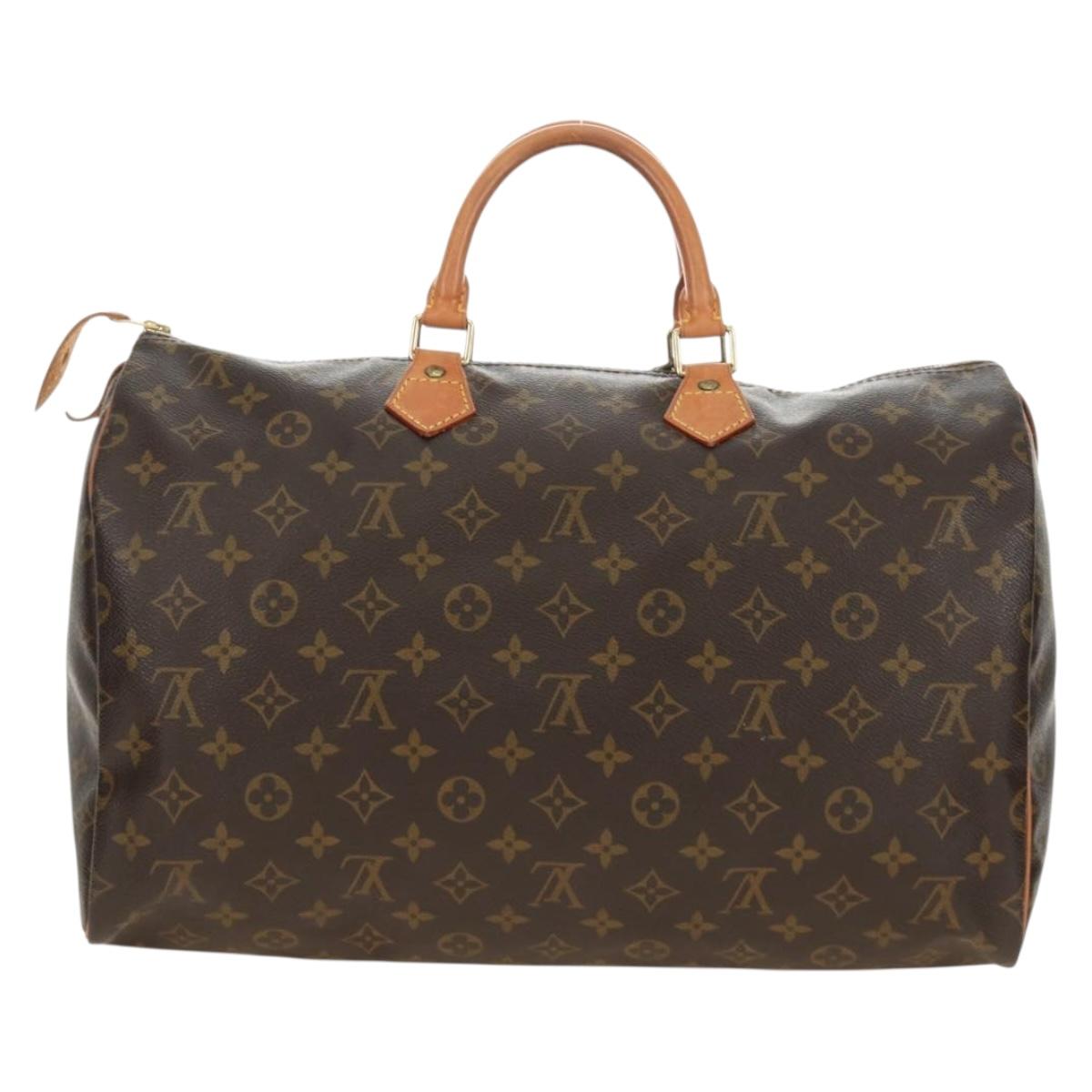 LOUIS VUITTON Monogram Speedy 40 Hand Bag M41522 LV Auth 189080SV