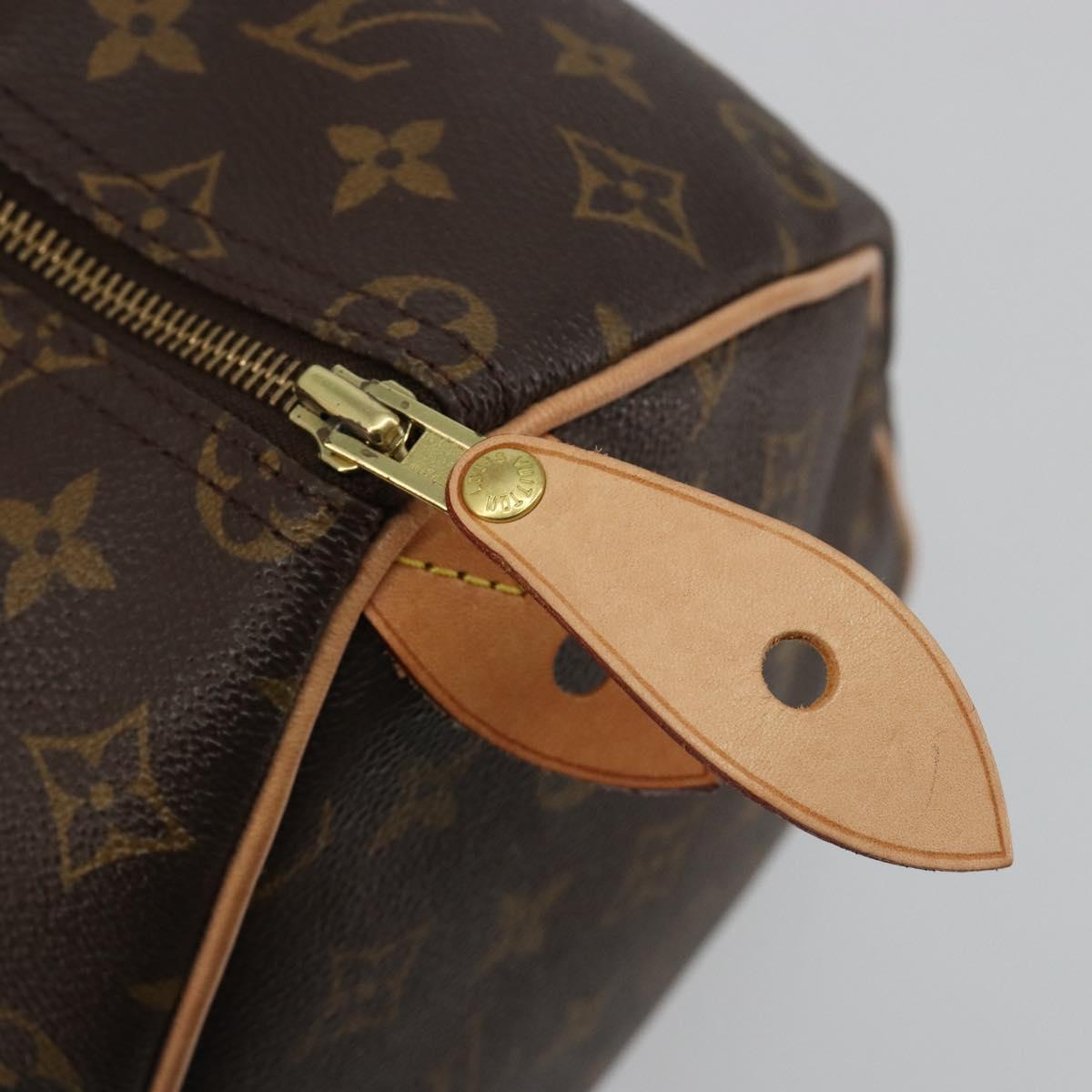 LOUIS VUITTON Monogram Speedy 35 Hand Bag M41524 LV Auth 189081SV