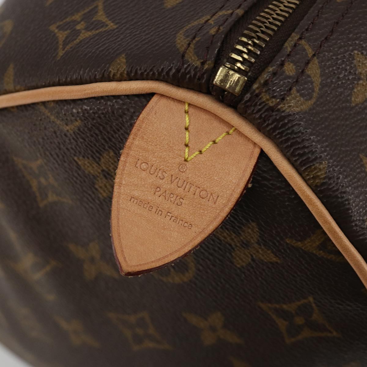 LOUIS VUITTON Monogram Speedy 35 Hand Bag M41524 LV Auth 189081SV