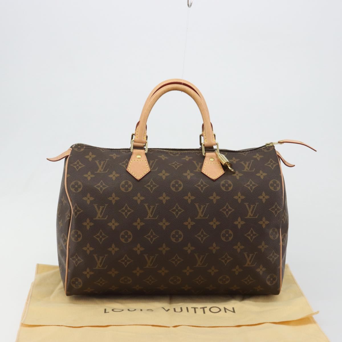 LOUIS VUITTON Monogram Speedy 35 Hand Bag M41524 LV Auth 189081SV
