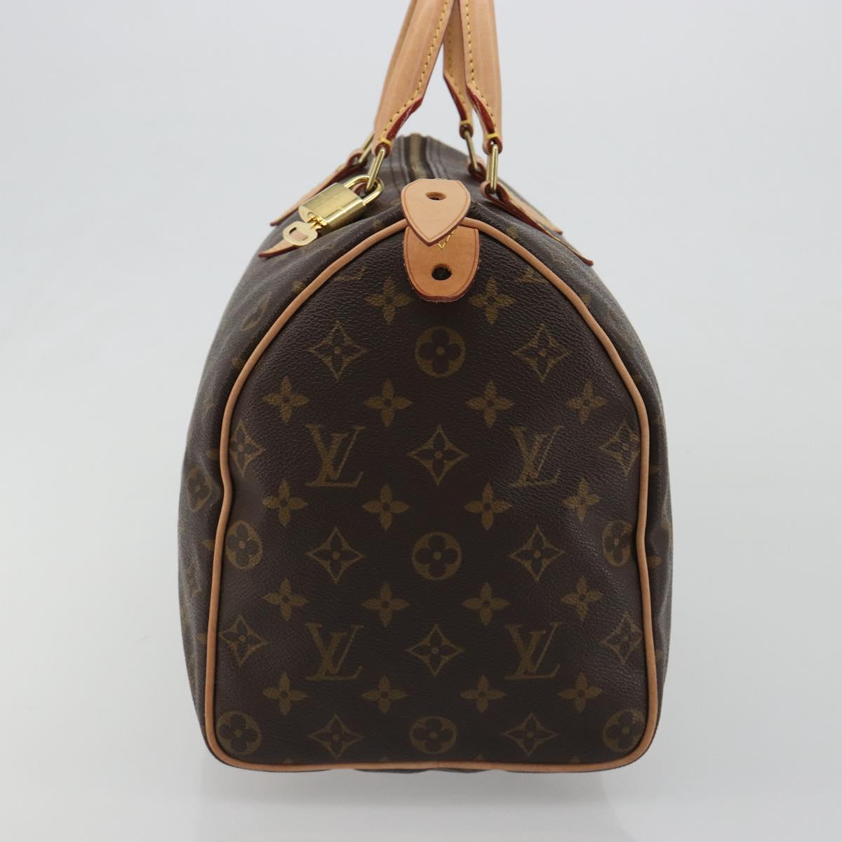 LOUIS VUITTON Monogram Speedy 35 Hand Bag M41524 LV Auth 189081SV