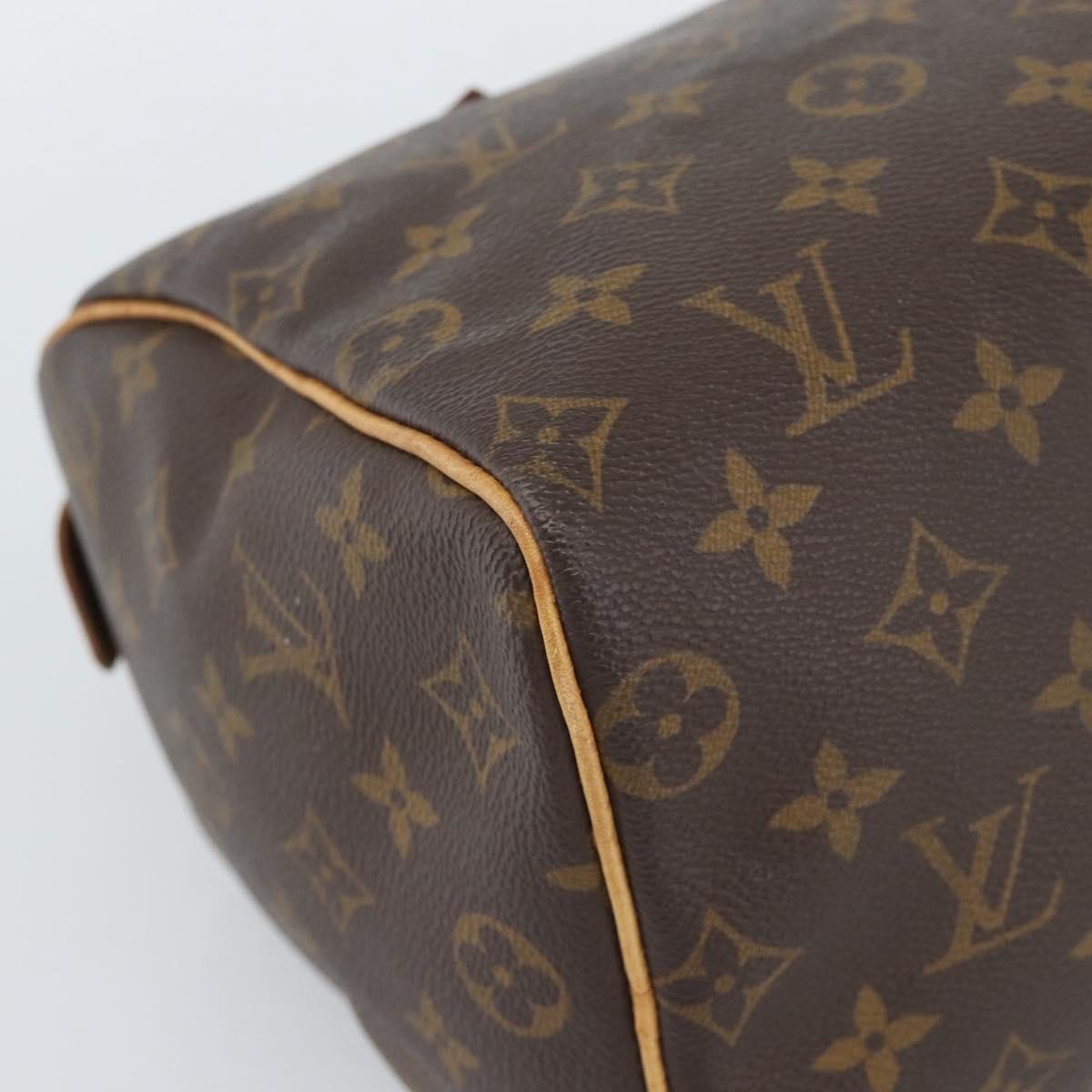 LOUIS VUITTON Monogram Speedy 25 Hand Bag M41528 LV Auth 189082A