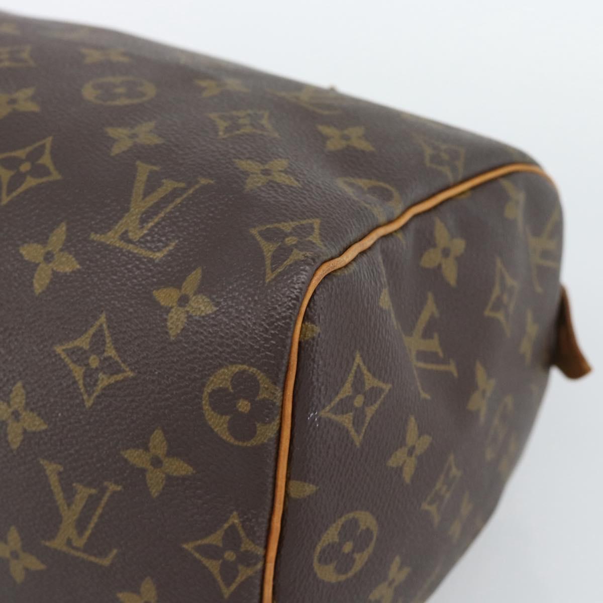LOUIS VUITTON Monogram Speedy 25 Hand Bag M41528 LV Auth 189083A