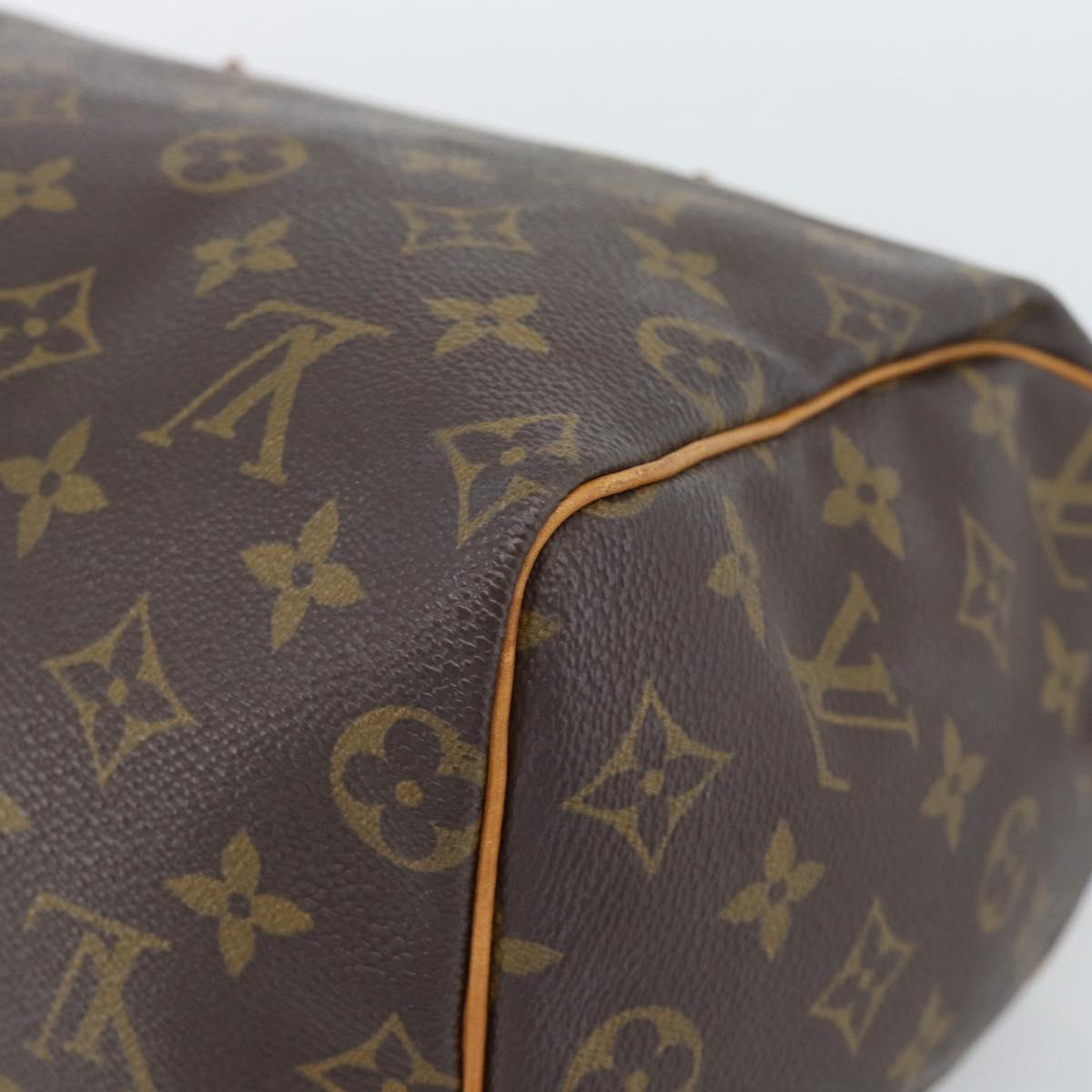 LOUIS VUITTON Monogram Speedy 25 Hand Bag M41528 LV Auth 189083A