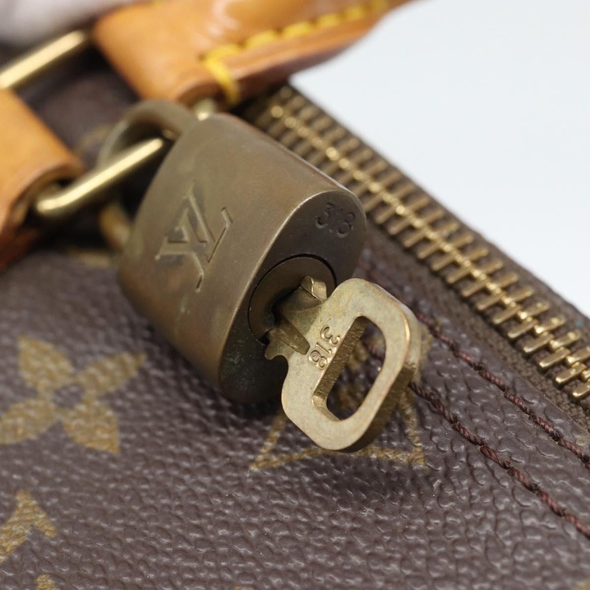 LOUIS VUITTON Monogram Speedy 25 Hand Bag M41528 LV Auth 189083A