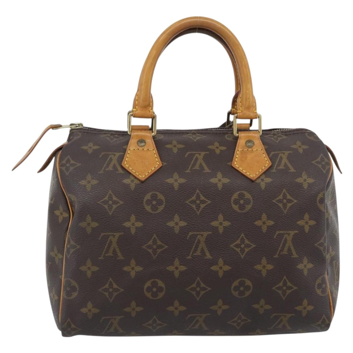 LOUIS VUITTON Monogram Speedy 25 Hand Bag M41528 LV Auth 189083A