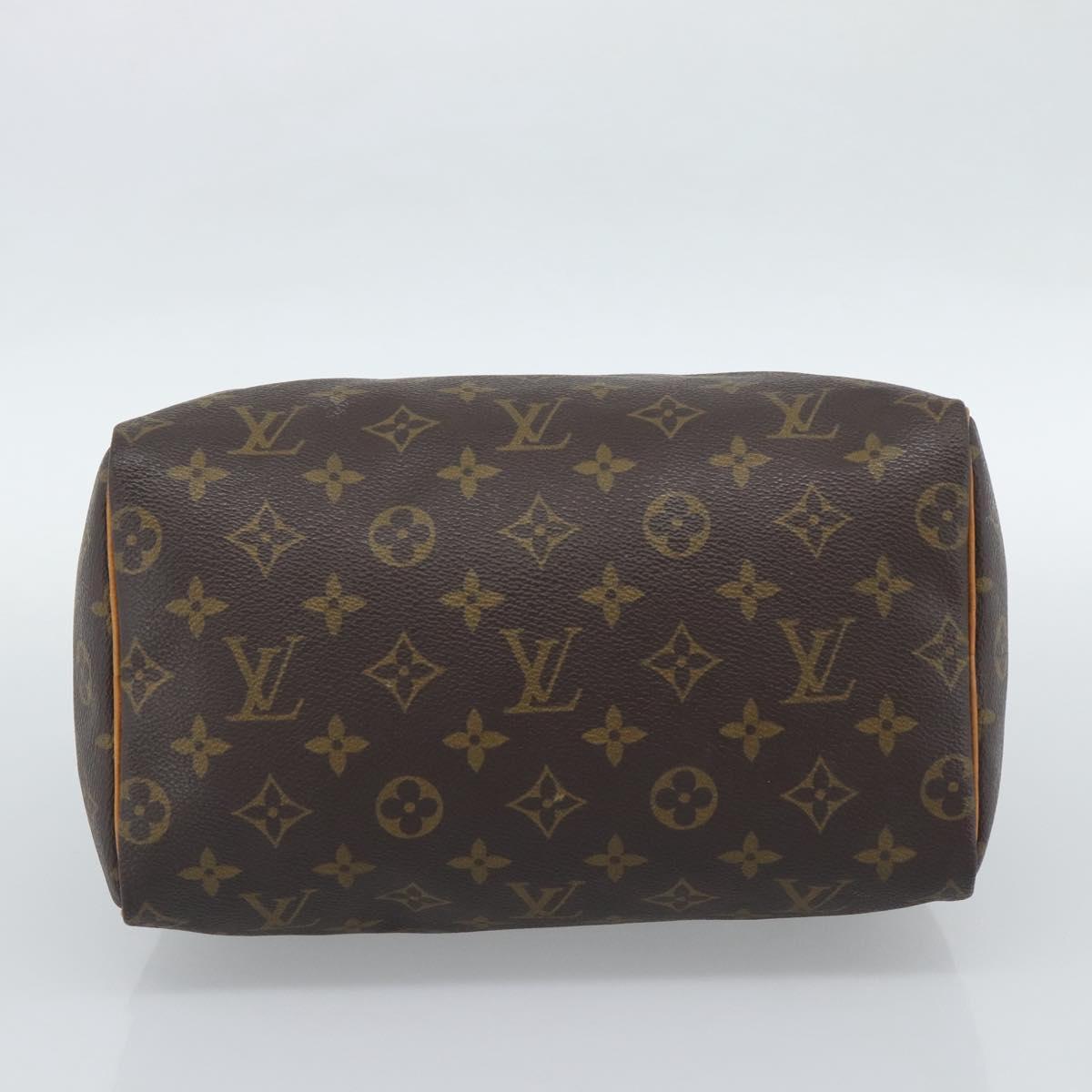 LOUIS VUITTON Monogram Speedy 25 Hand Bag M41528 LV Auth 189083A