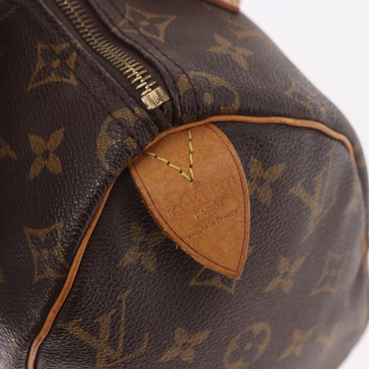 LOUIS VUITTON Monogram Speedy 25 Hand Bag M41528 LV Auth 189084A