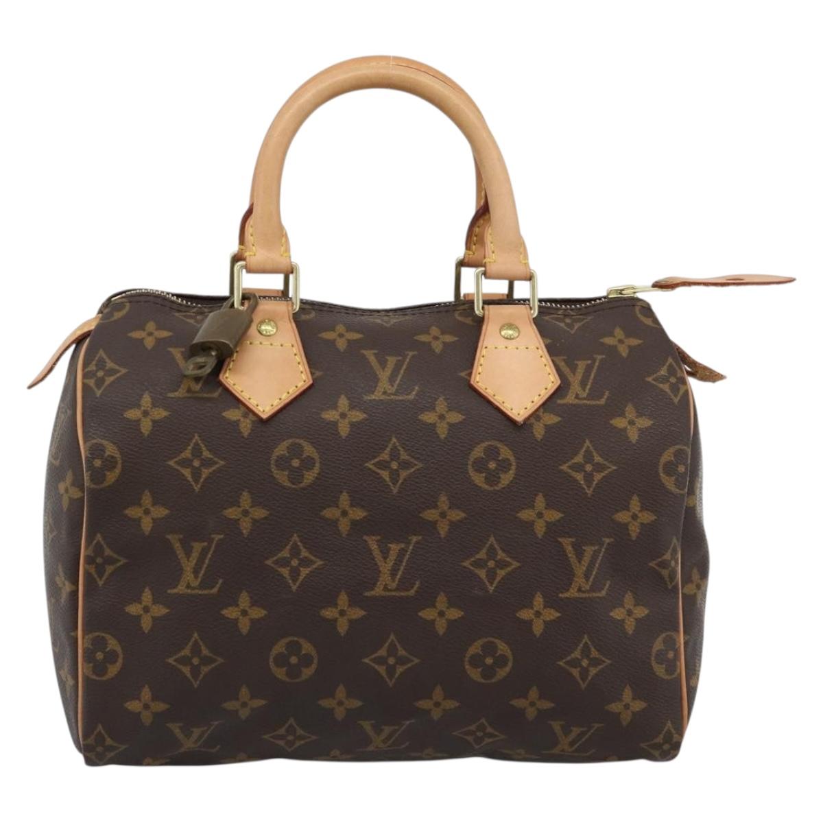 LOUIS VUITTON Monogram Speedy 25 Hand Bag M41528 LV Auth 189085V