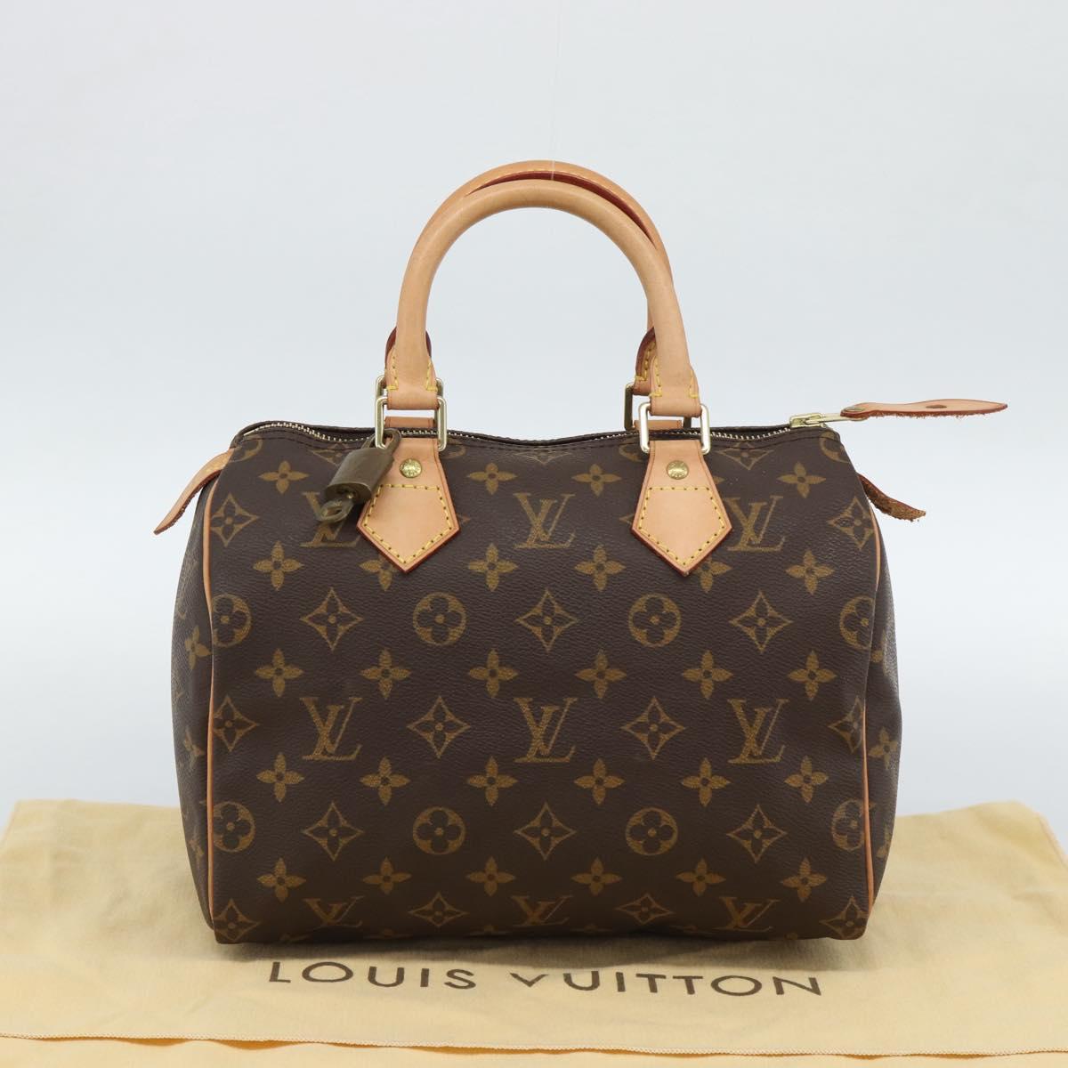 LOUIS VUITTON Monogram Speedy 25 Hand Bag M41528 LV Auth 189085V