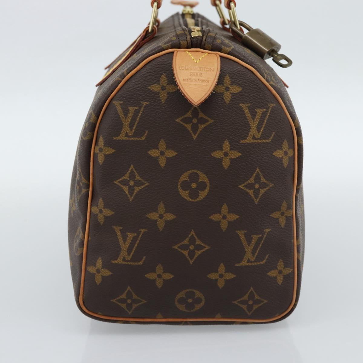 LOUIS VUITTON Monogram Speedy 25 Hand Bag M41528 LV Auth 189085V