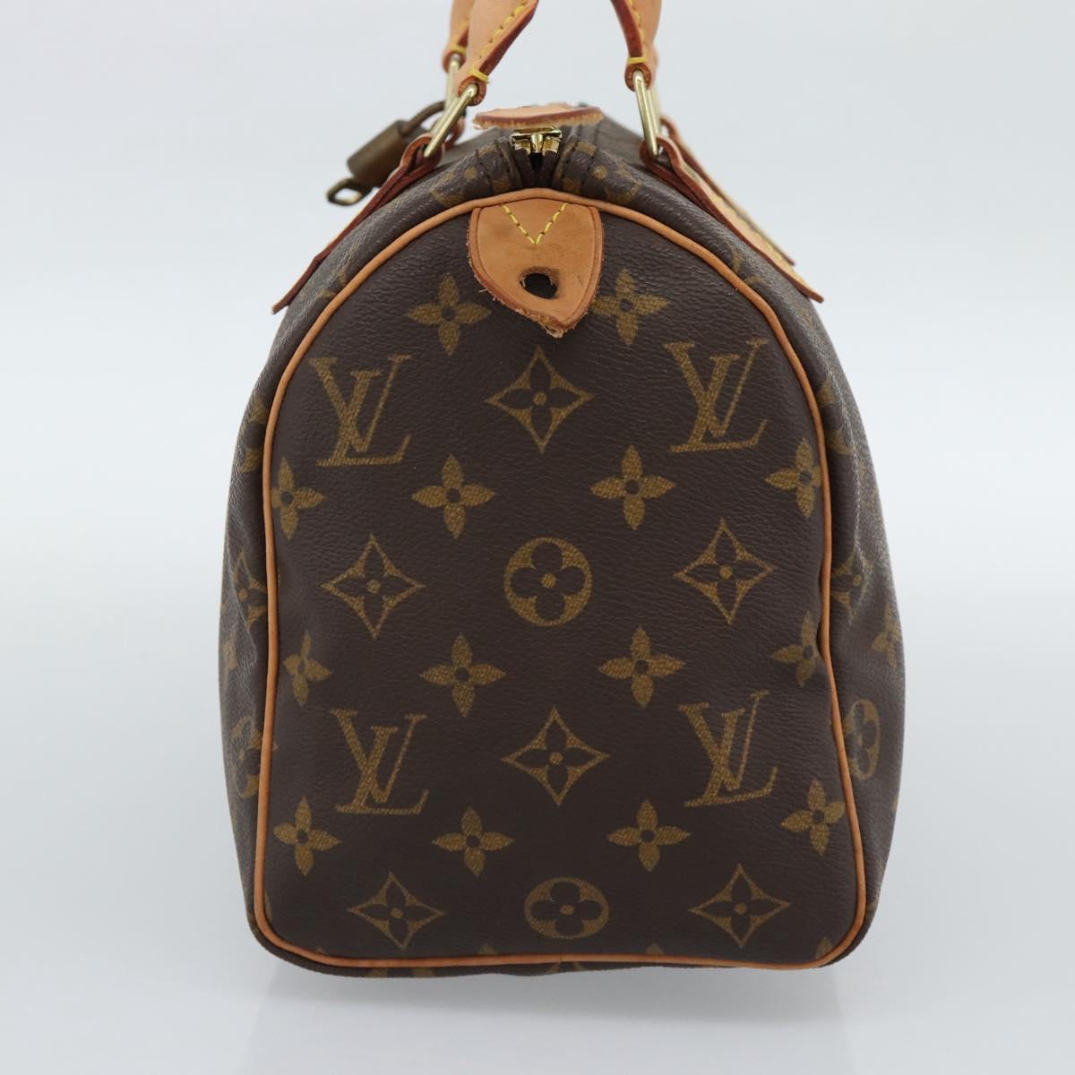 LOUIS VUITTON Monogram Speedy 25 Hand Bag M41528 LV Auth 189085V