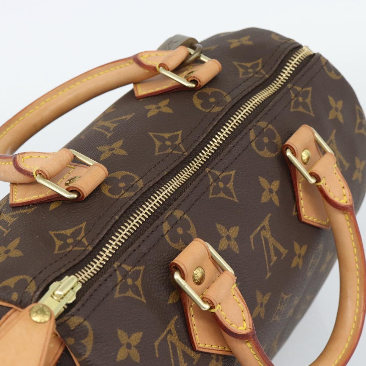 LOUIS VUITTON Monogram Speedy 25 Hand Bag M41528 LV Auth 189085V