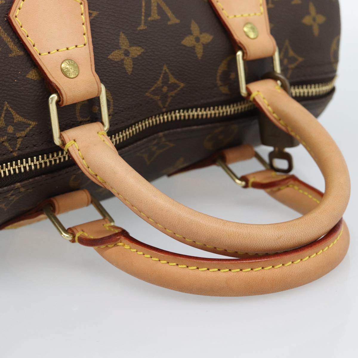 LOUIS VUITTON Monogram Speedy 25 Hand Bag M41528 LV Auth 189085V