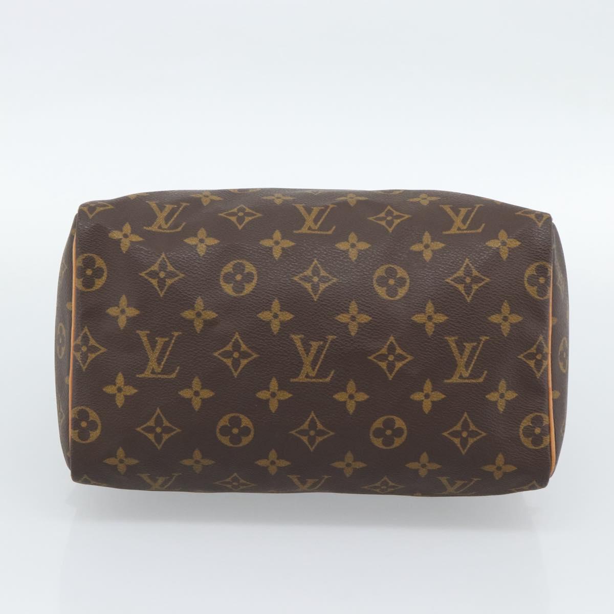 LOUIS VUITTON Monogram Speedy 25 Hand Bag M41528 LV Auth 189085V