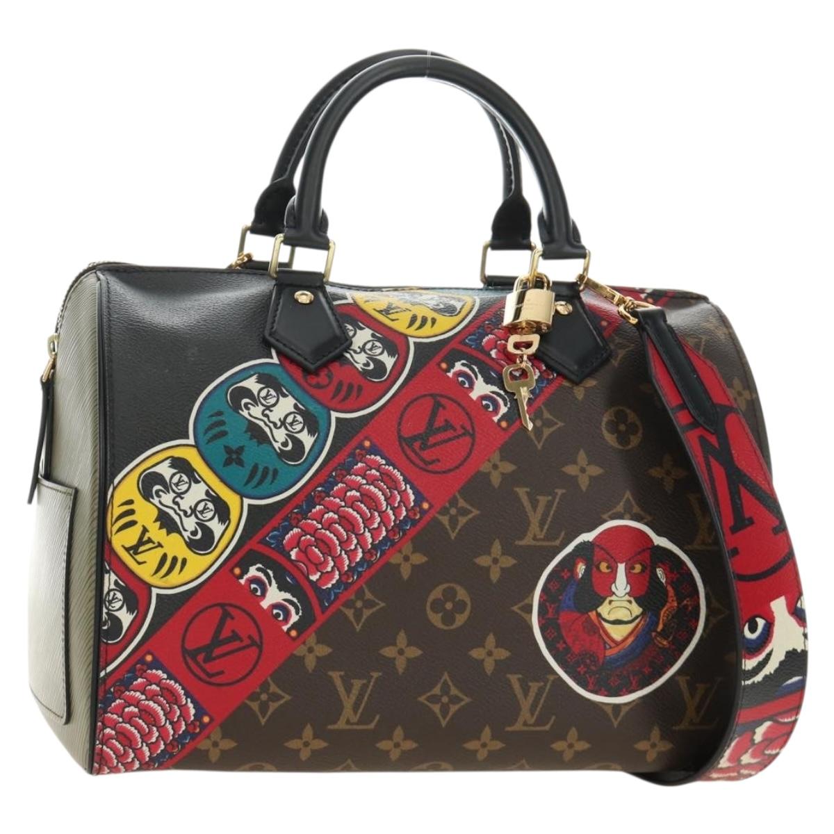 LOUIS VUITTON Monogram Kabuki Speedy 30 Hand Bag M43505 LV Auth 189086SAM