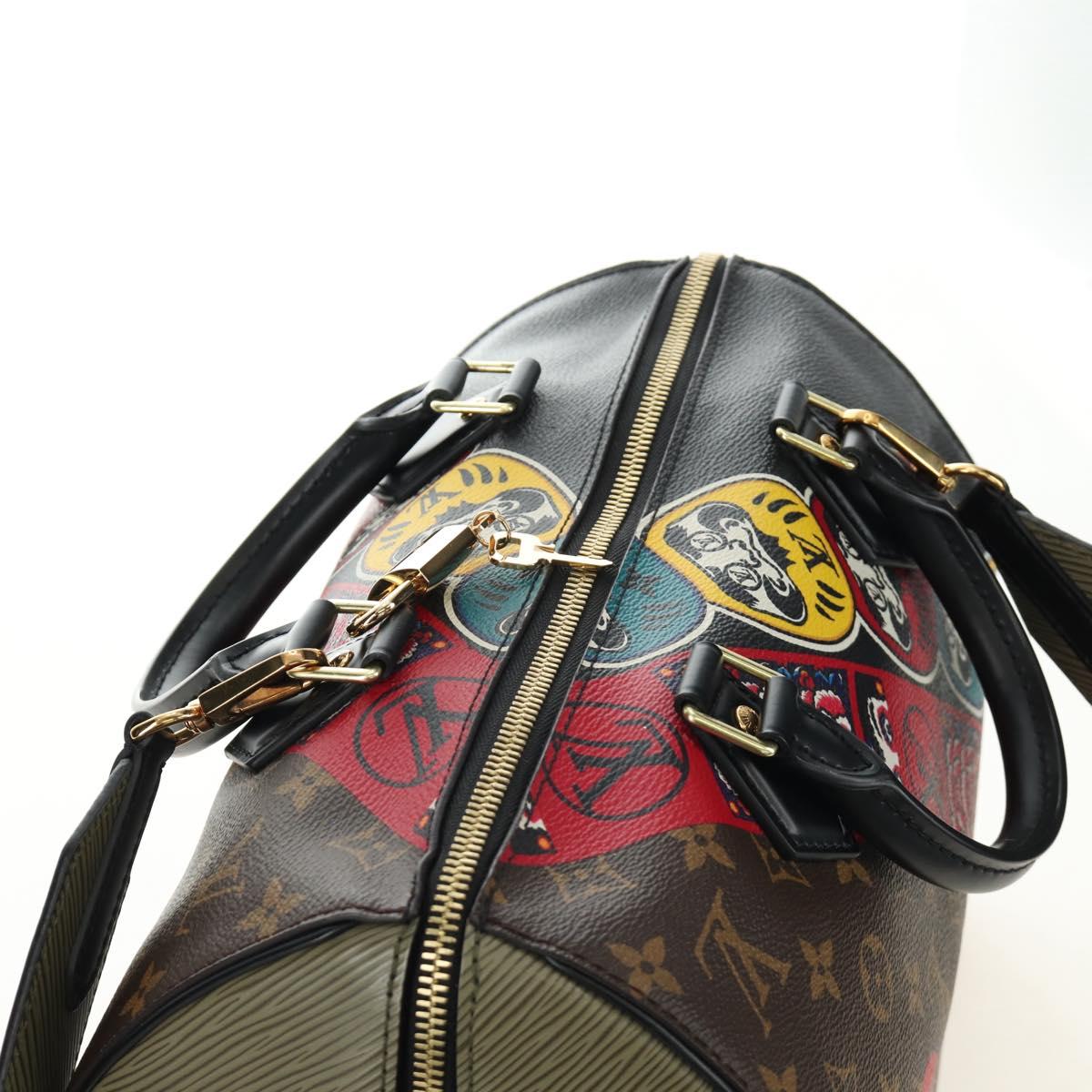 LOUIS VUITTON Monogram Kabuki Speedy 30 Hand Bag M43505 LV Auth 189086SAM