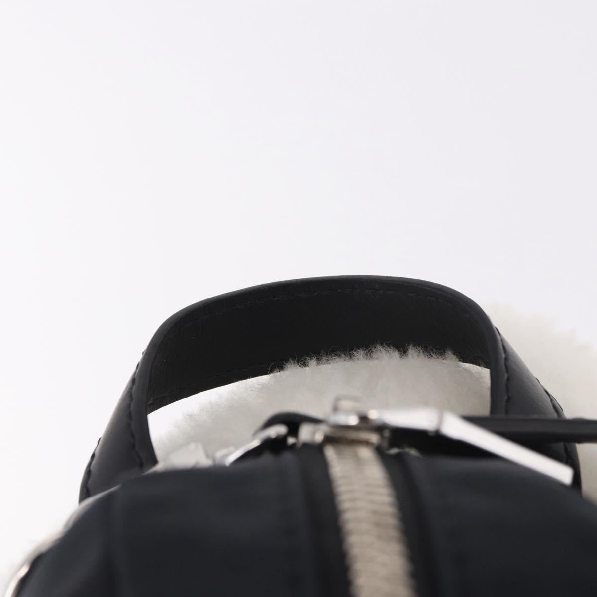 LOUIS VUITTON Monogram Vivienne Backpack Nylon Black LV Auth 189088SM