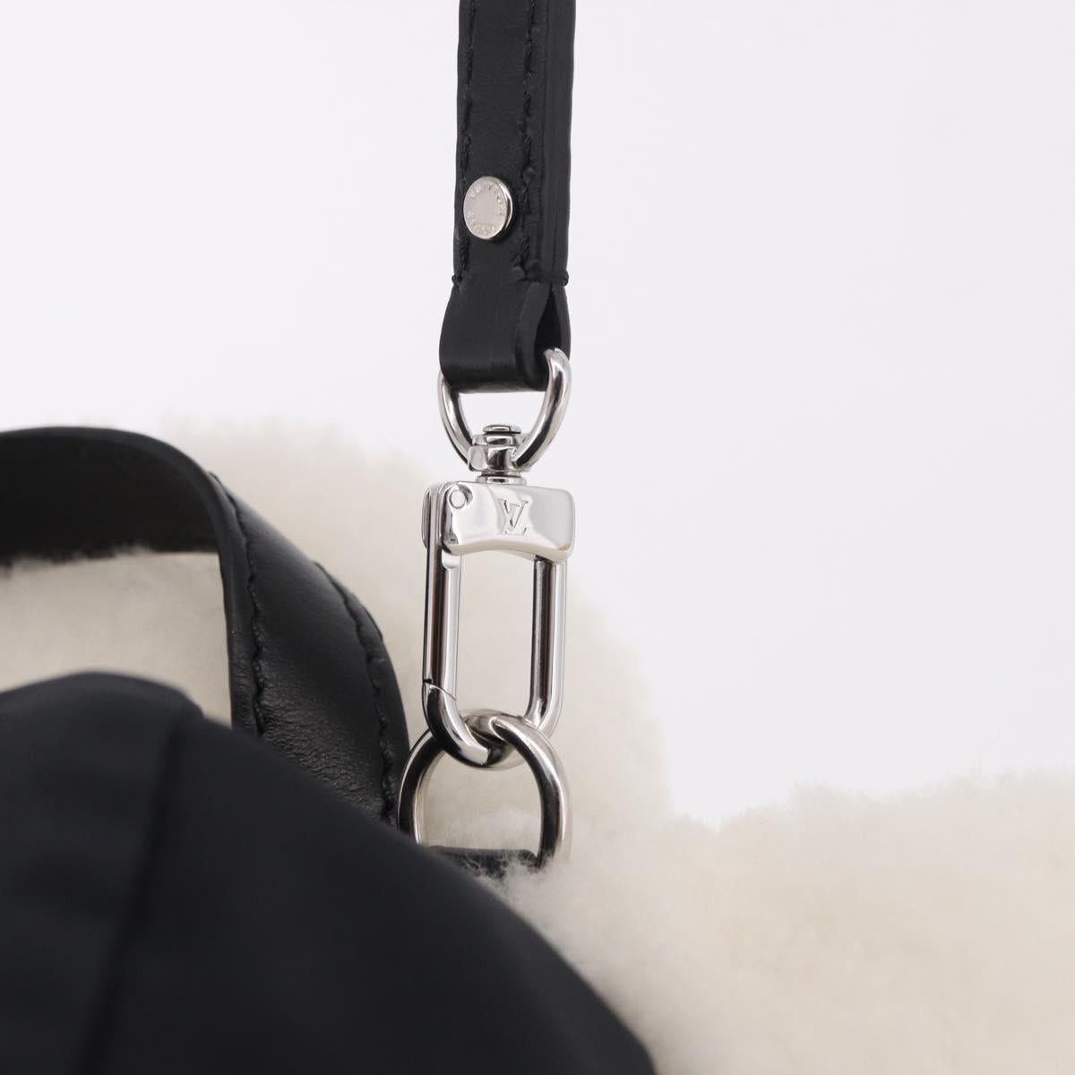 LOUIS VUITTON Monogram Vivienne Backpack Nylon Black LV Auth 189088SM
