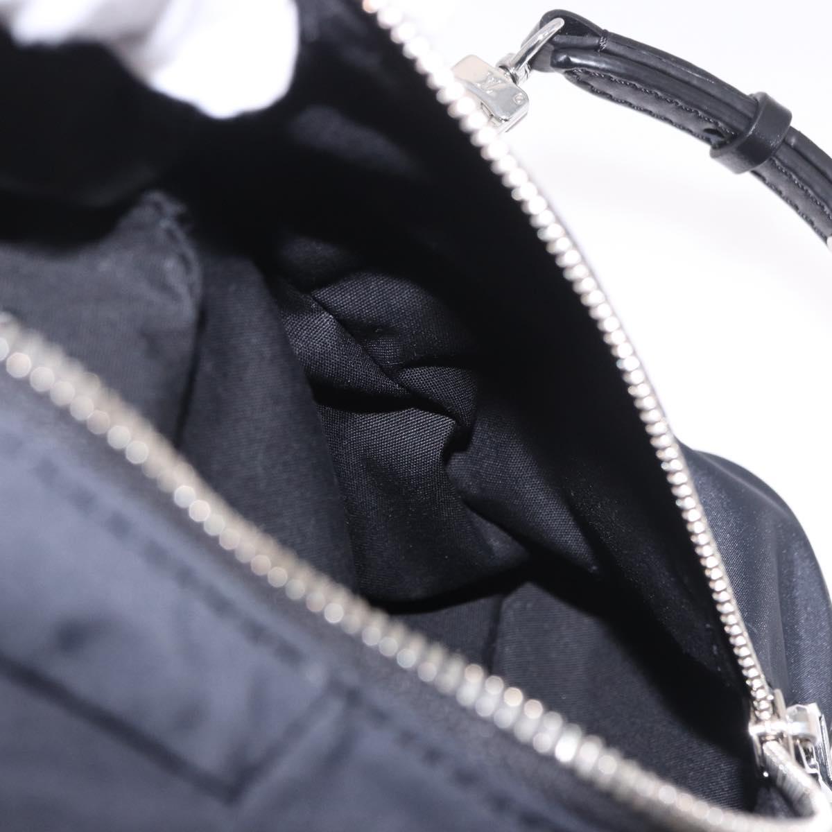 LOUIS VUITTON Monogram Vivienne Backpack Nylon Black LV Auth 189088SM